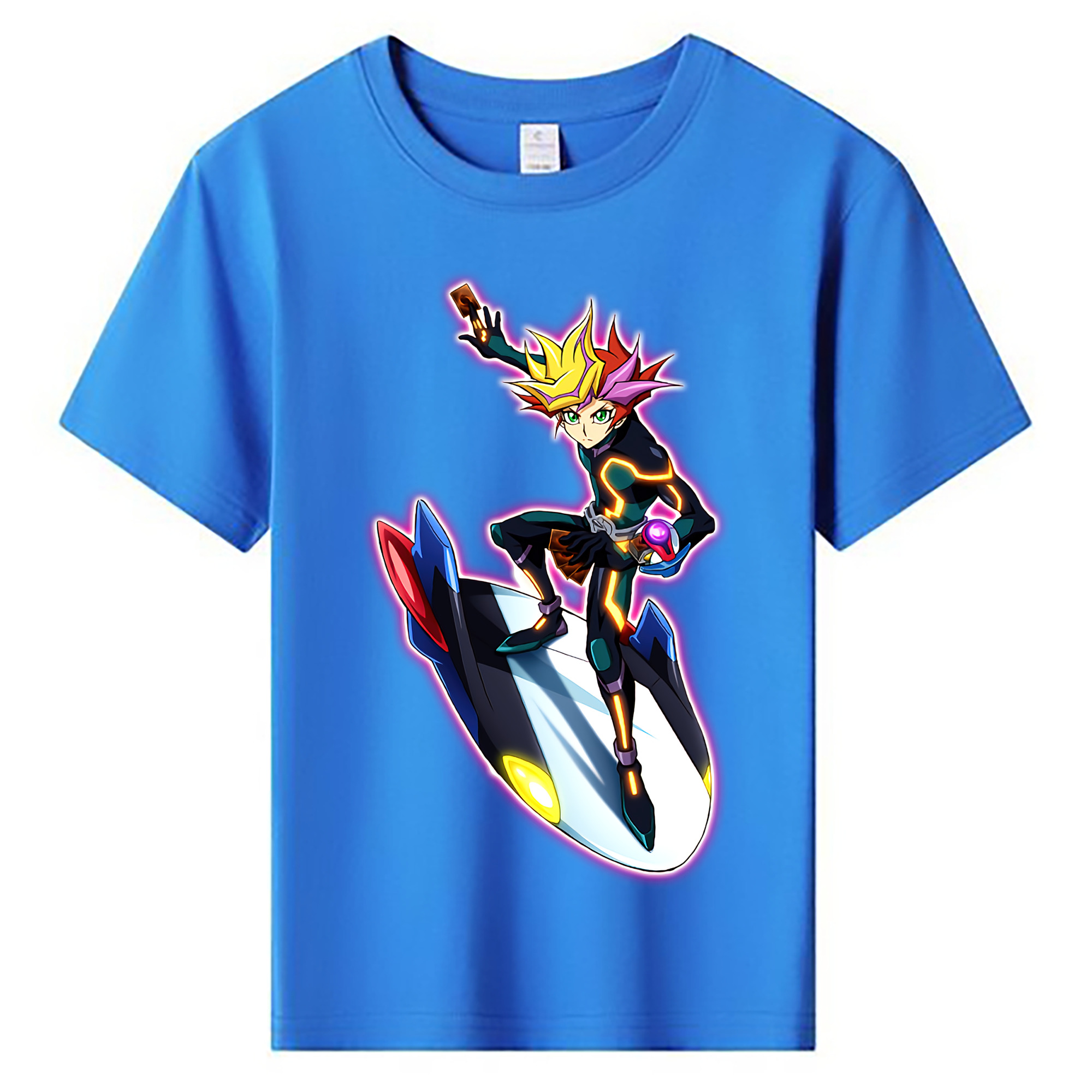 （画像用） 遊☆戯☆王 Yu-Gi-Oh! 綿100％キッズTシャツ（フロントプリント）